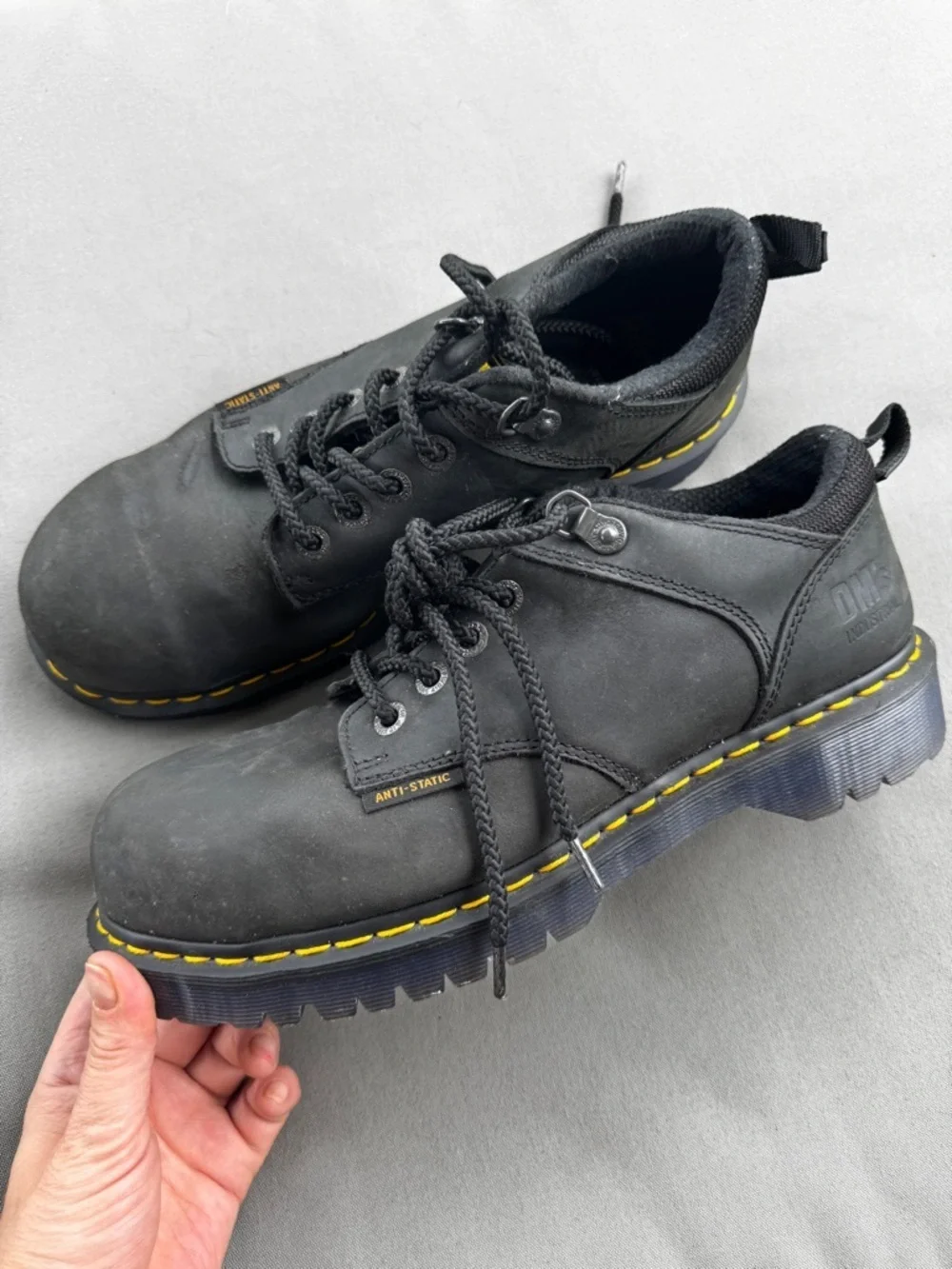Dr.Martens Industrial Steel Toe Safety Shoes Black ASTM F2413-05 Size 11M